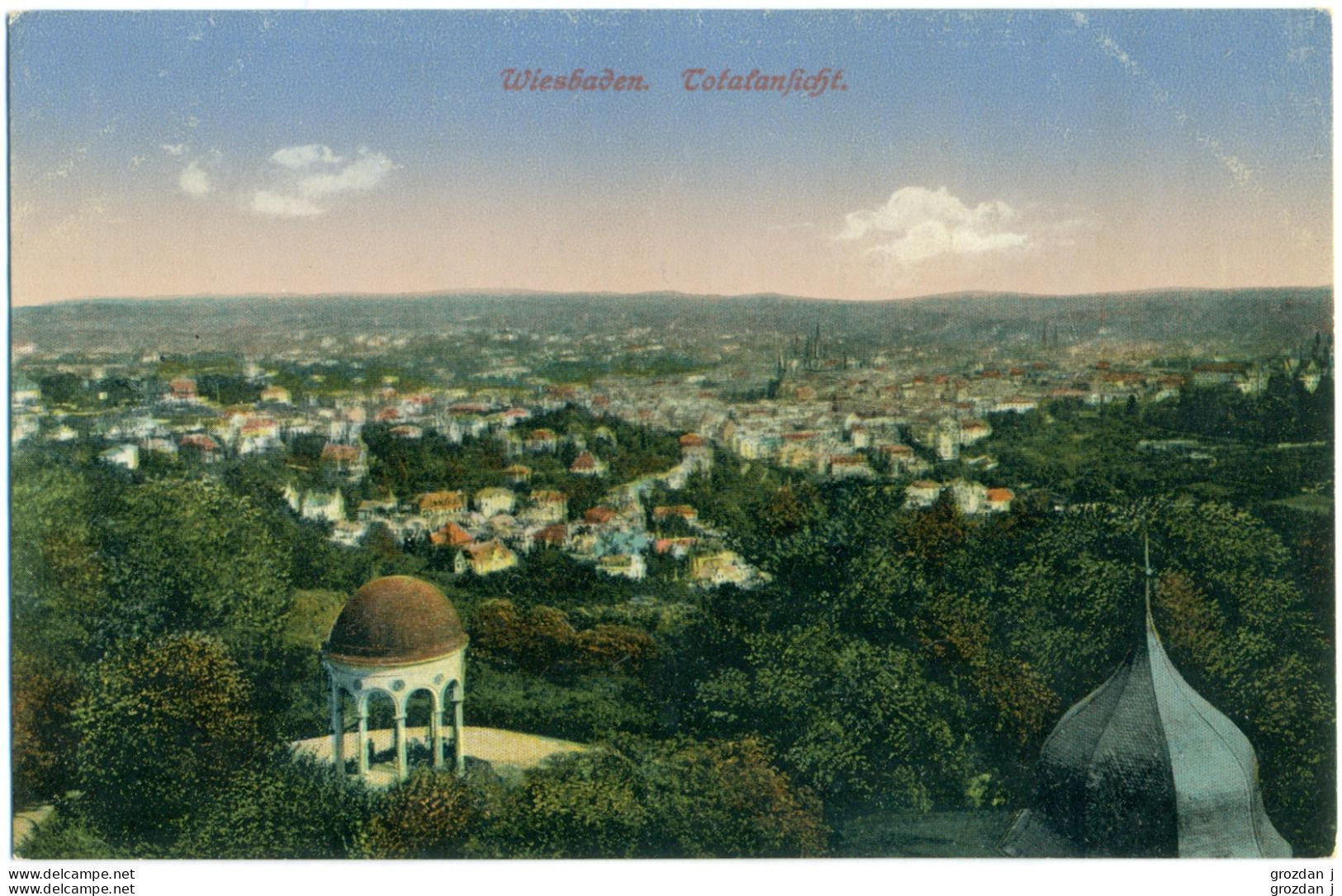 SPRING-CLEANING LOT (60 POSTCARDS, including one leporello of 20), Wiesbaden, Germany