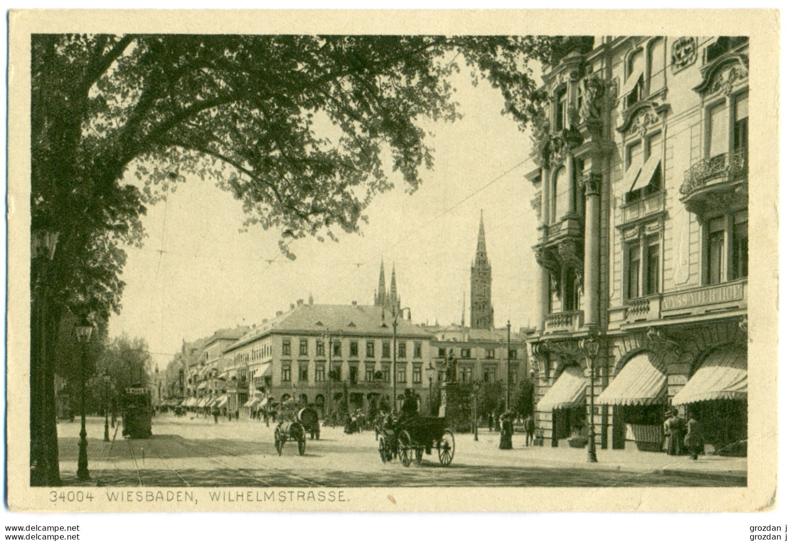 SPRING-CLEANING LOT (60 POSTCARDS, including one leporello of 20), Wiesbaden, Germany