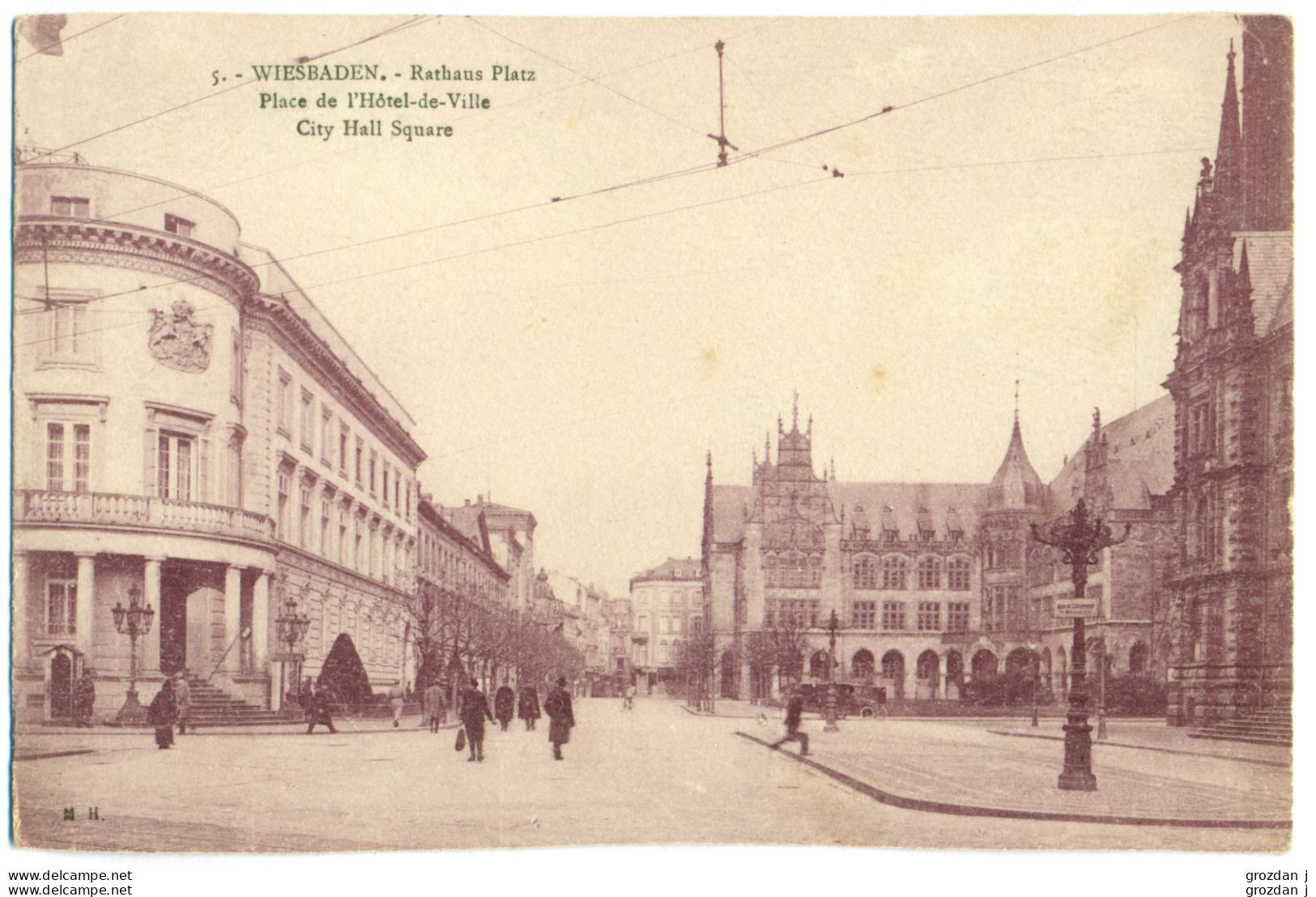 SPRING-CLEANING LOT (60 POSTCARDS, including one leporello of 20), Wiesbaden, Germany