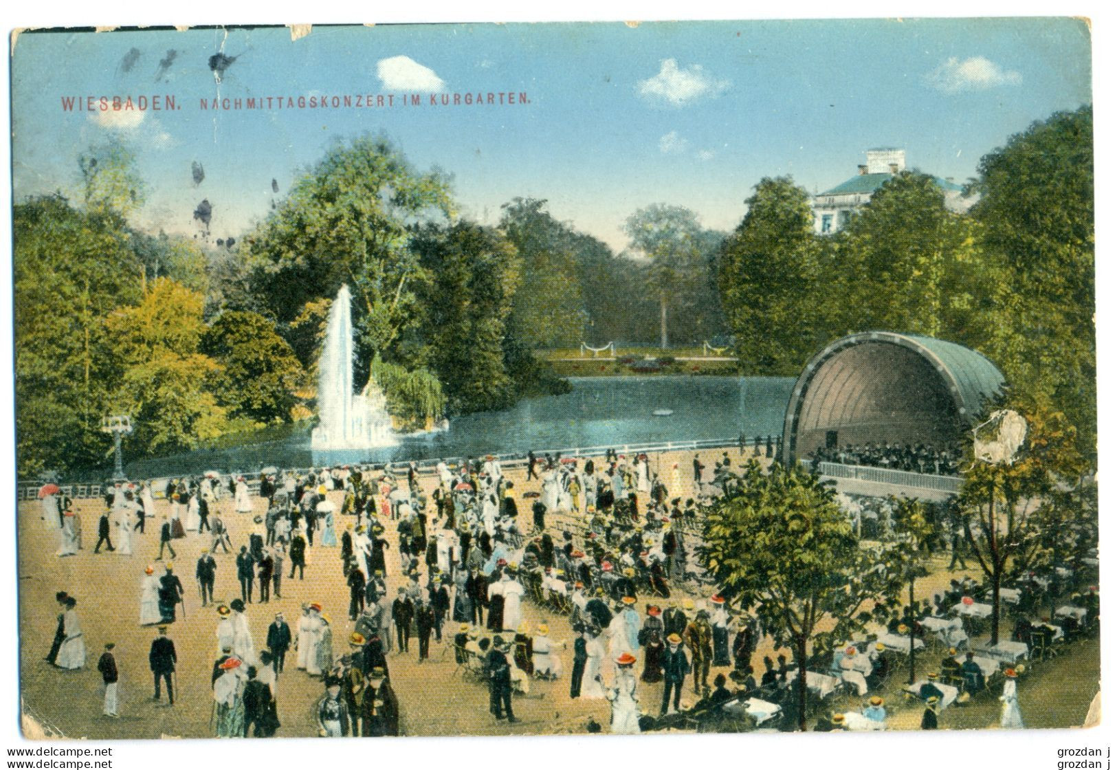 SPRING-CLEANING LOT (60 POSTCARDS, including one leporello of 20), Wiesbaden, Germany