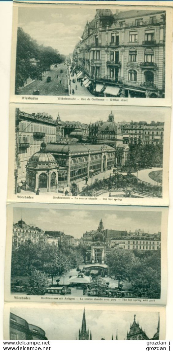 SPRING-CLEANING LOT (60 POSTCARDS, including one leporello of 20), Wiesbaden, Germany