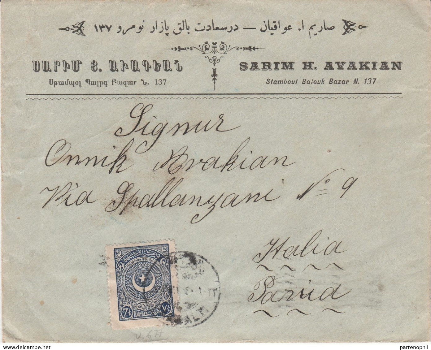 Turkey - Postal History - Postgeschichte - Storia Postale - Histoire Postale - Cartas & Documentos