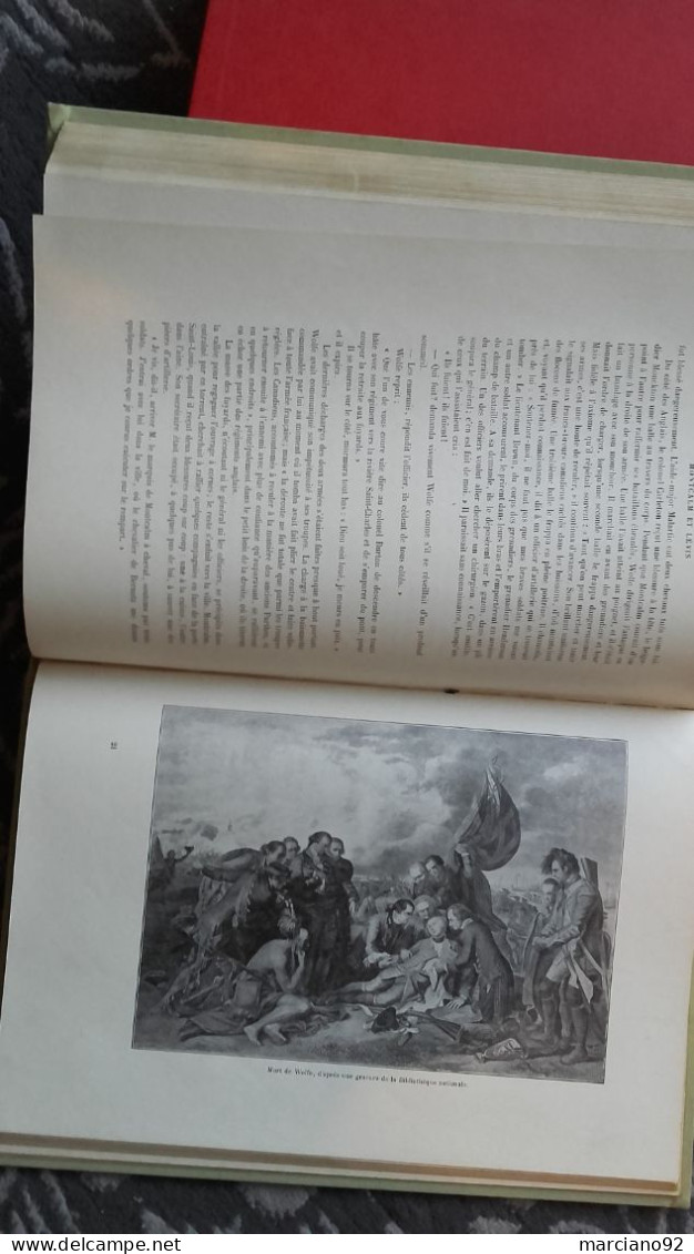 rare et ancien  livre : GUERRE DU CANADA 1756 - 1760 MONTCALM et LÈVIS - FRONTISPICE de MUCHA , 1931