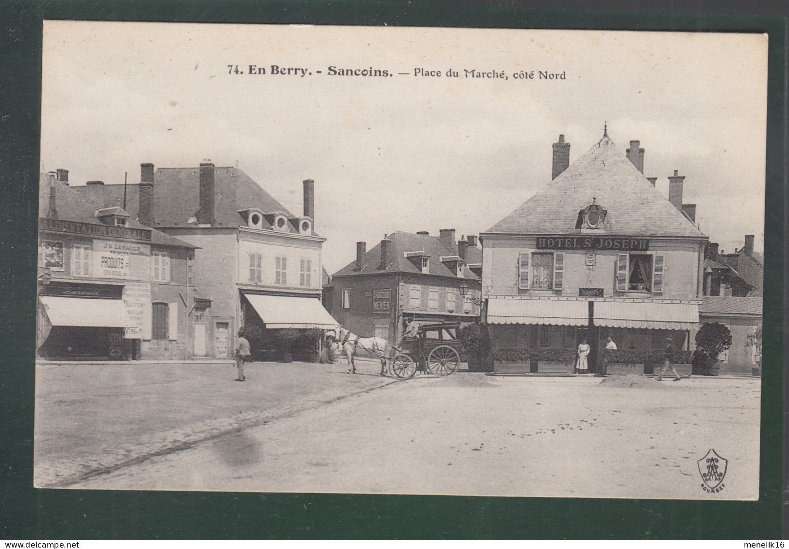 CP - 18 - Sancoins - Place Du Marché - Côté Nord - Sancoins