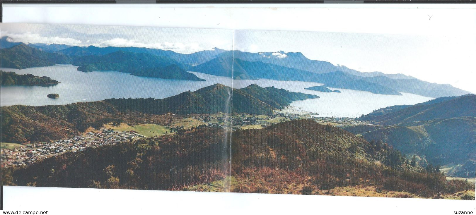 NEW ZEALAND - Panoramic Multicard From PICTON - 4 Vues - Nouvelle-Zélande