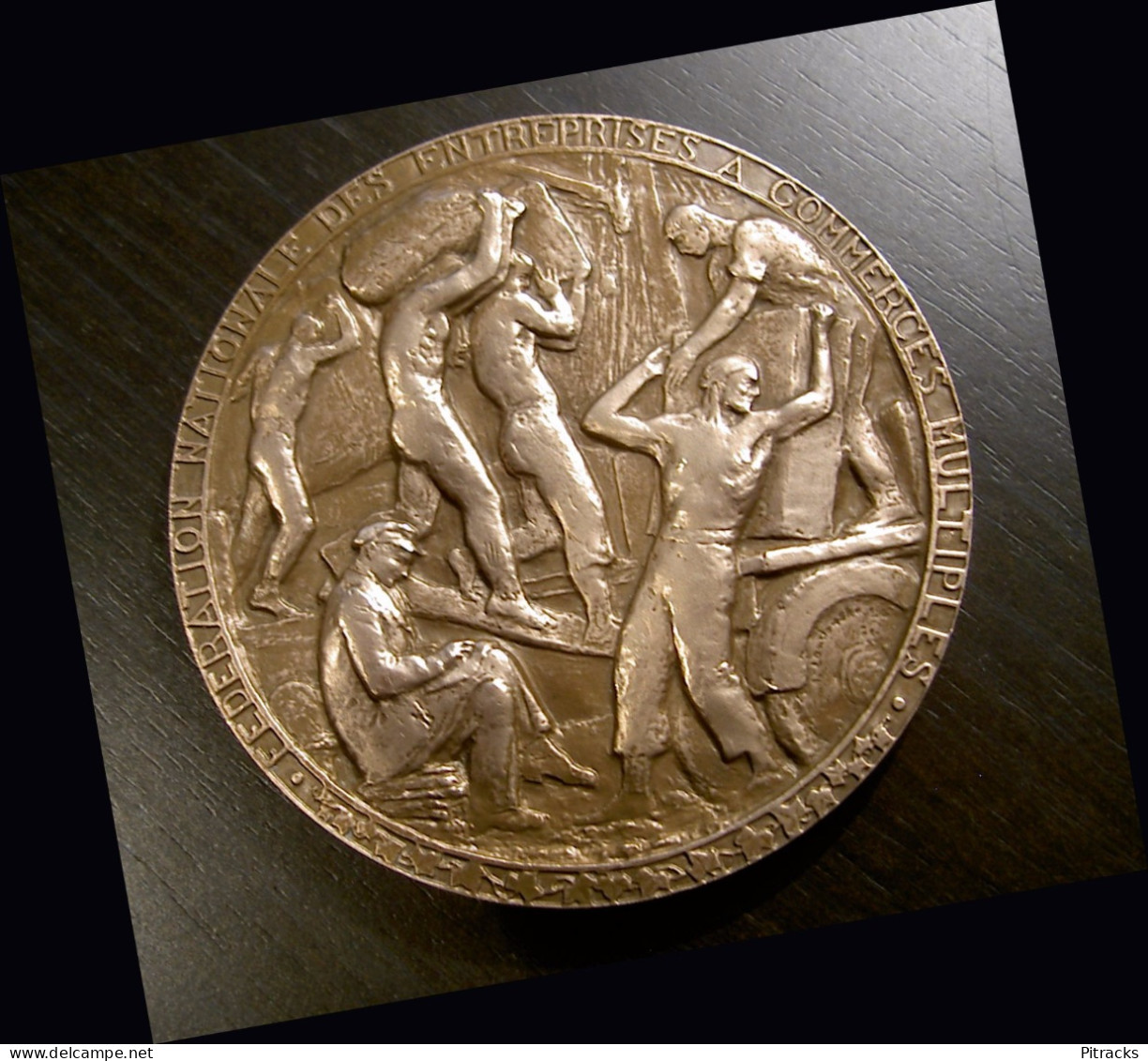 Médaille Collection Entreprises A Commerces Multiples Par LANDOVSKI 1950 - Profesionales / De Sociedad