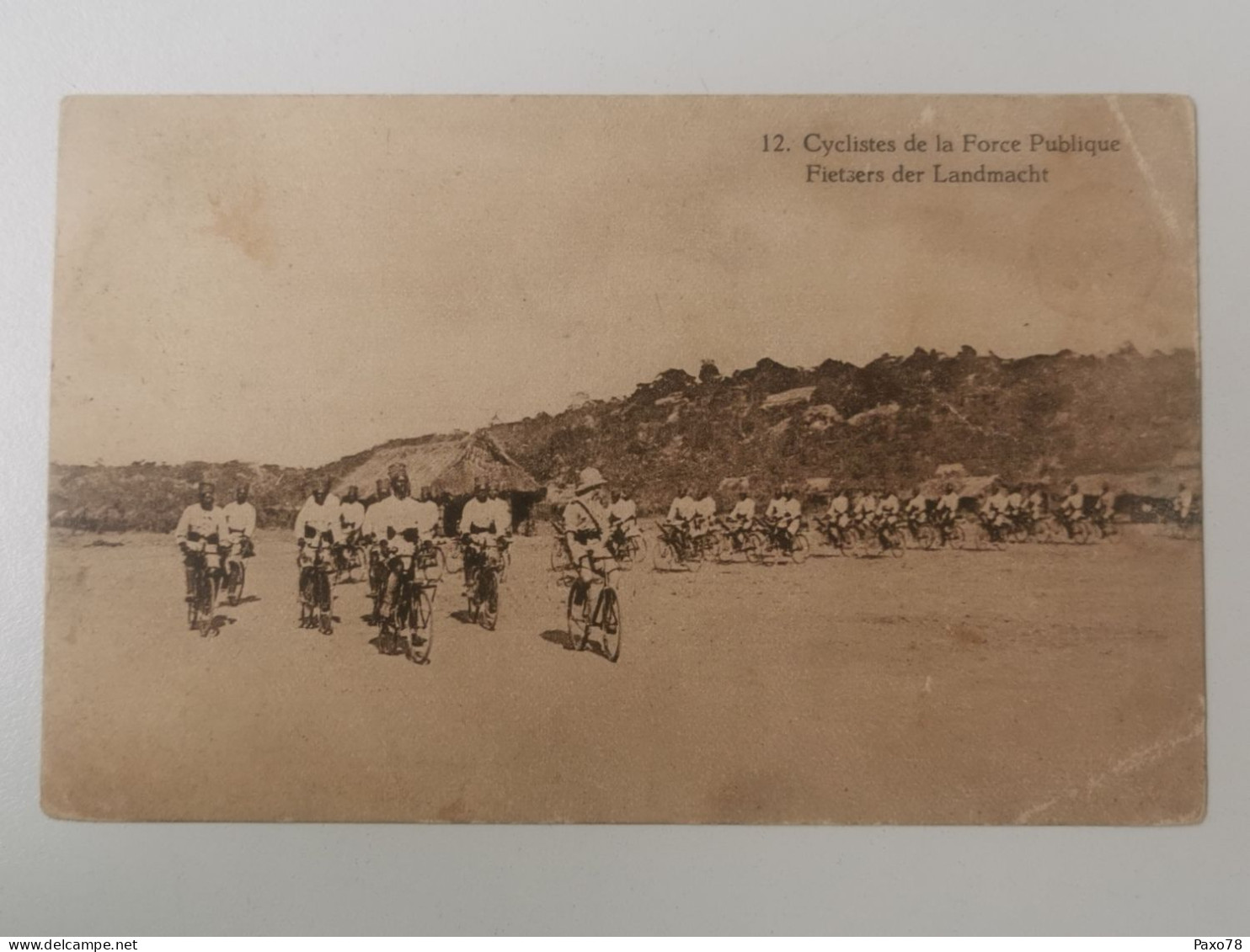 Congo Belge, Cyclistes De La Force Publique - Belgian Congo