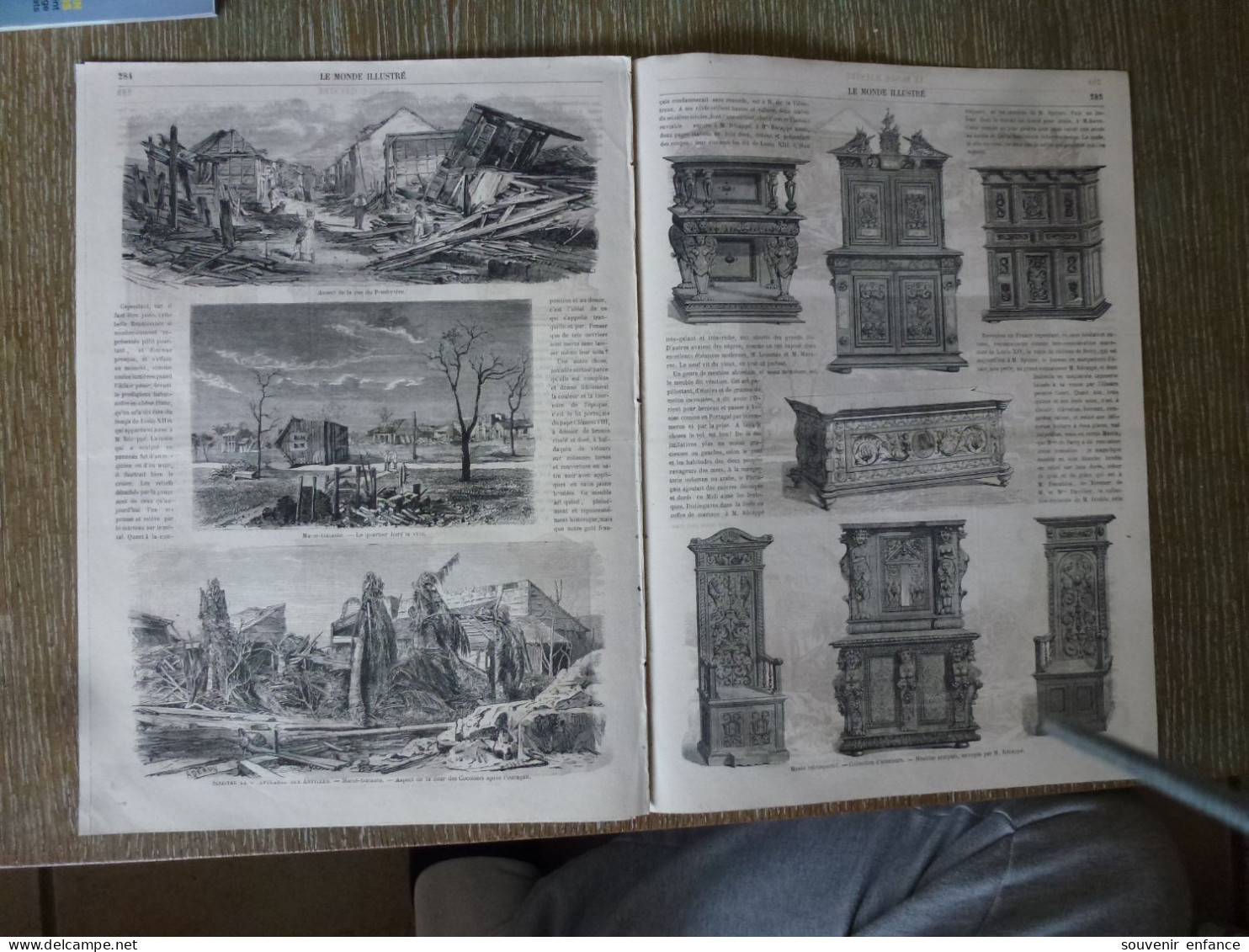 Le Monde Illustré Octobre 1865 Vicomte Palmerston Cap Saint Vincent Madagascar Marie Galante - Magazines - Before 1900