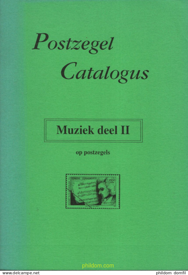 Postzegel Catalogus Muziek Deel 2 Op Postzegels - Motivkataloge