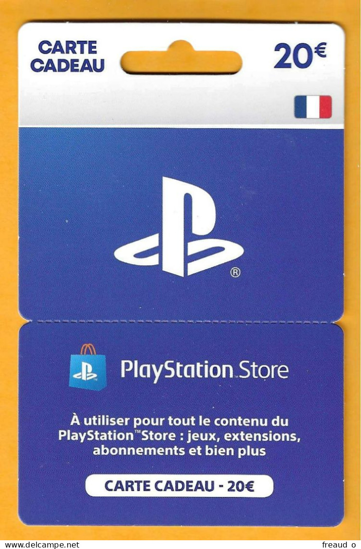 Carte Cadeau PLAYSTATION Store 20€ - - Gift Cards