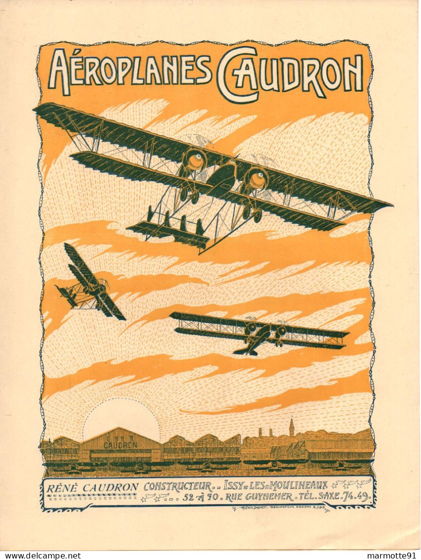 AEROPLANES CAUDRON AVIATION AVION TYPE C 21 QUADRUPLACE BI-MOTEURS 80 HP - AeroAirplanes