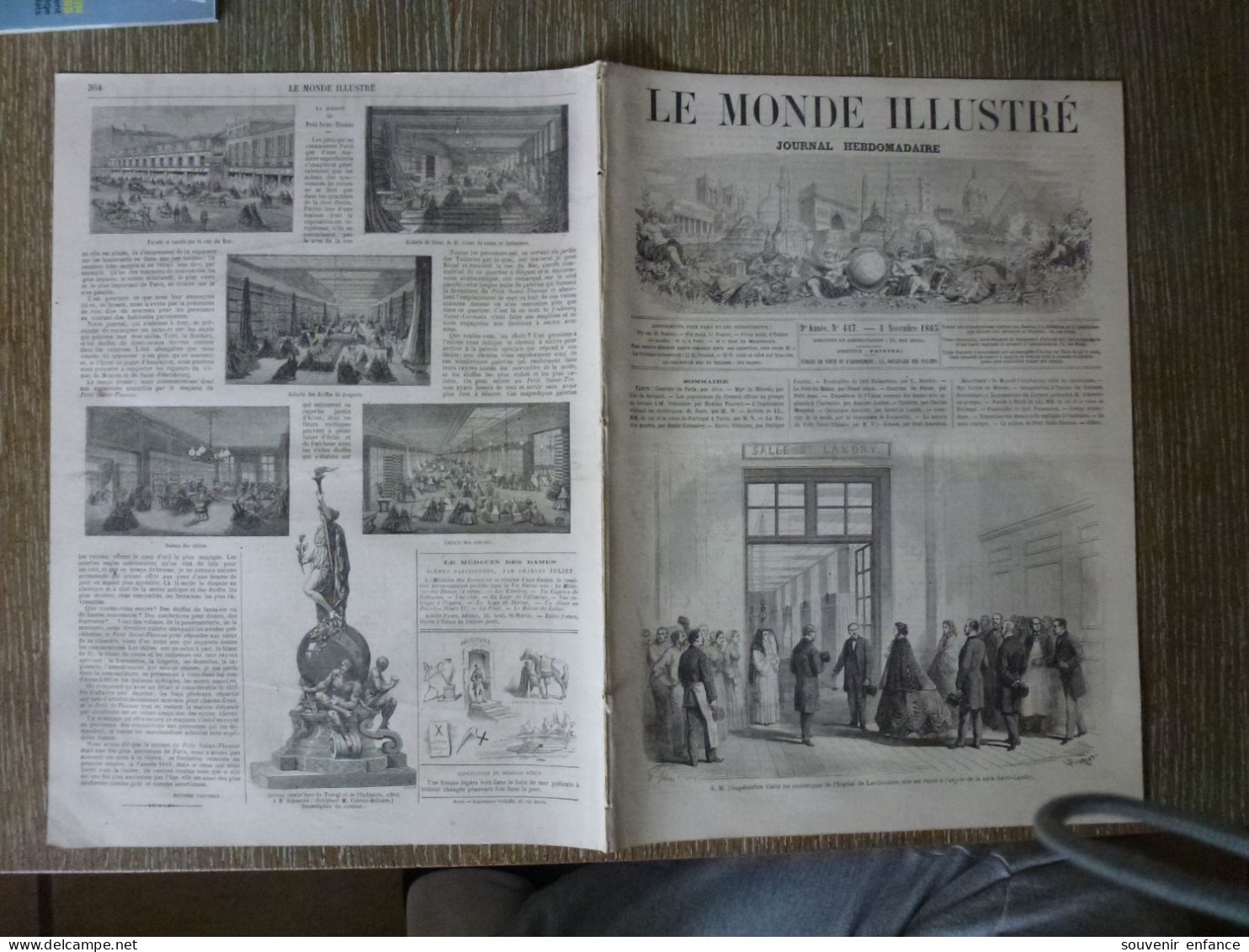 Le Monde Illustré Novembre 1865 Le Creusot Schneider Funérailles Palmerston - Tijdschriften - Voor 1900