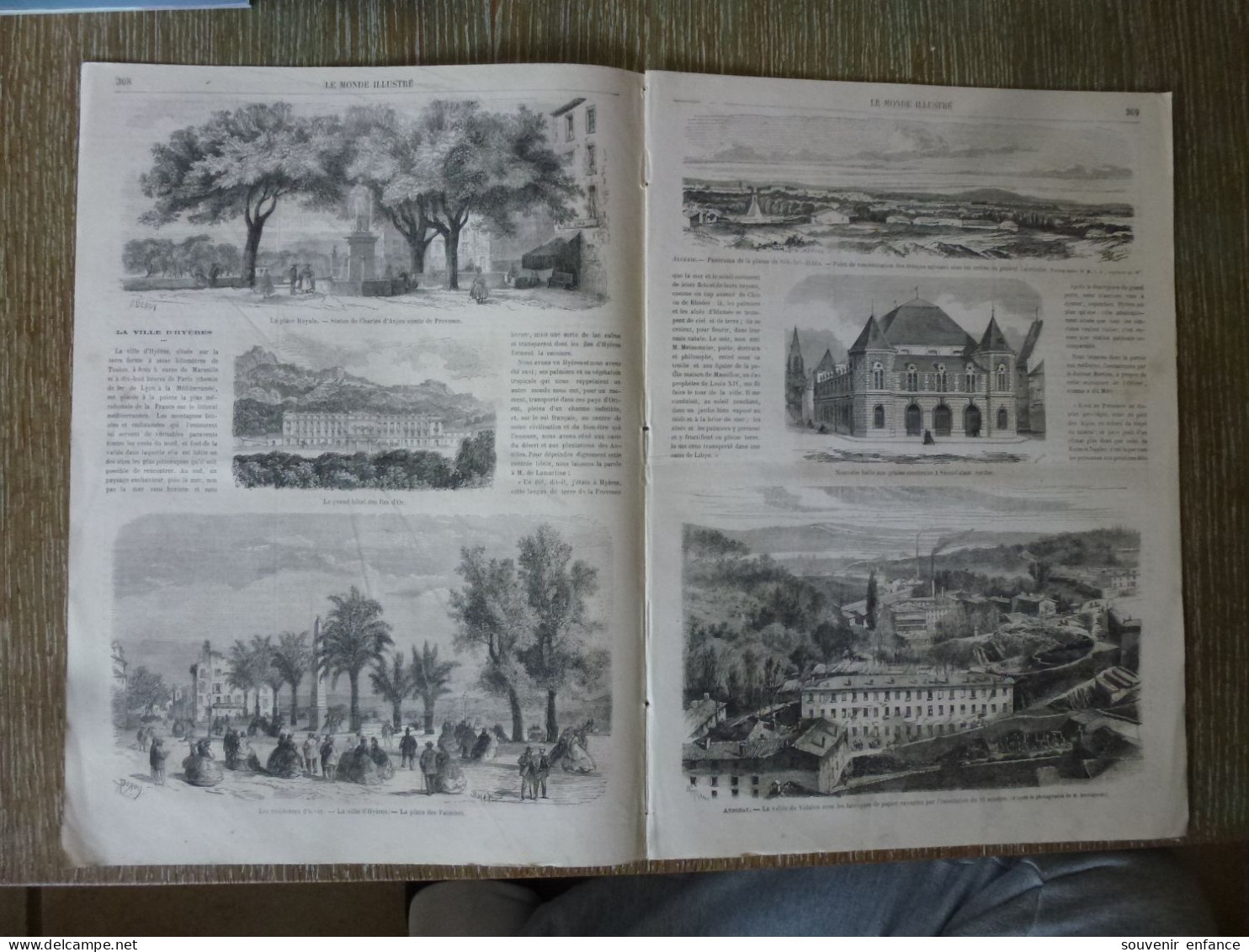 Le Monde Illustré Novembre 1865 34  è Régiment D'Infanterie Hyères Annonay Pélerinage De La Mecque - Magazines - Before 1900