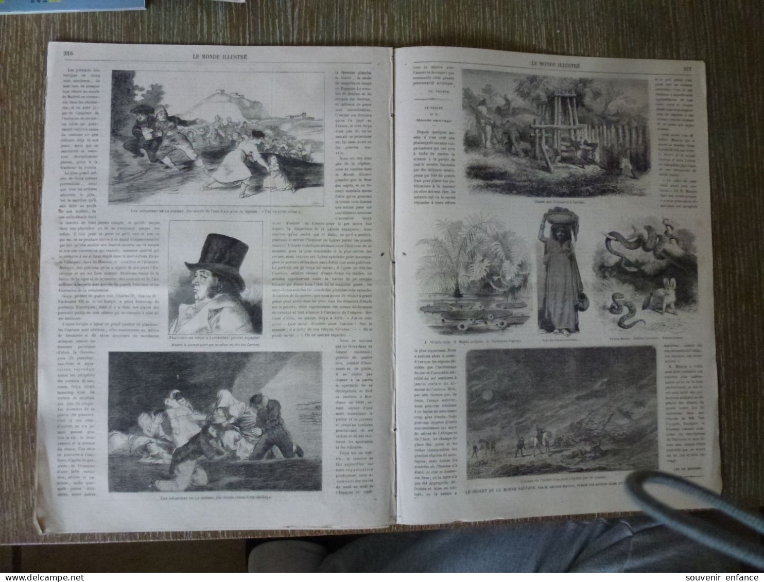 Le Monde Illustré Novembre 1865 34  è Régiment D'Infanterie Hyères Annonay Pélerinage De La Mecque - Magazines - Before 1900