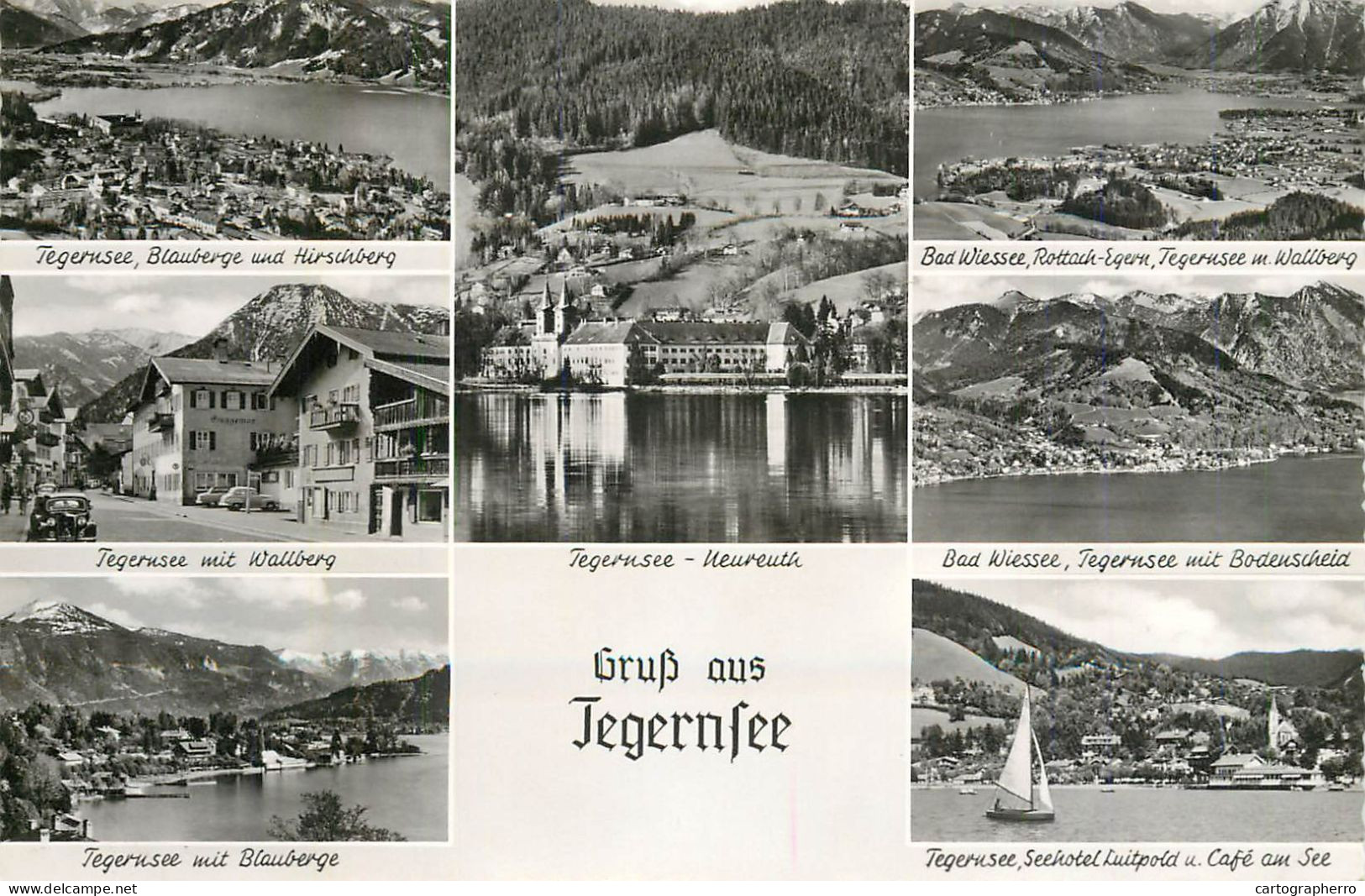 Germany Gruss Aus Tegernsee Multi View - Tegernsee