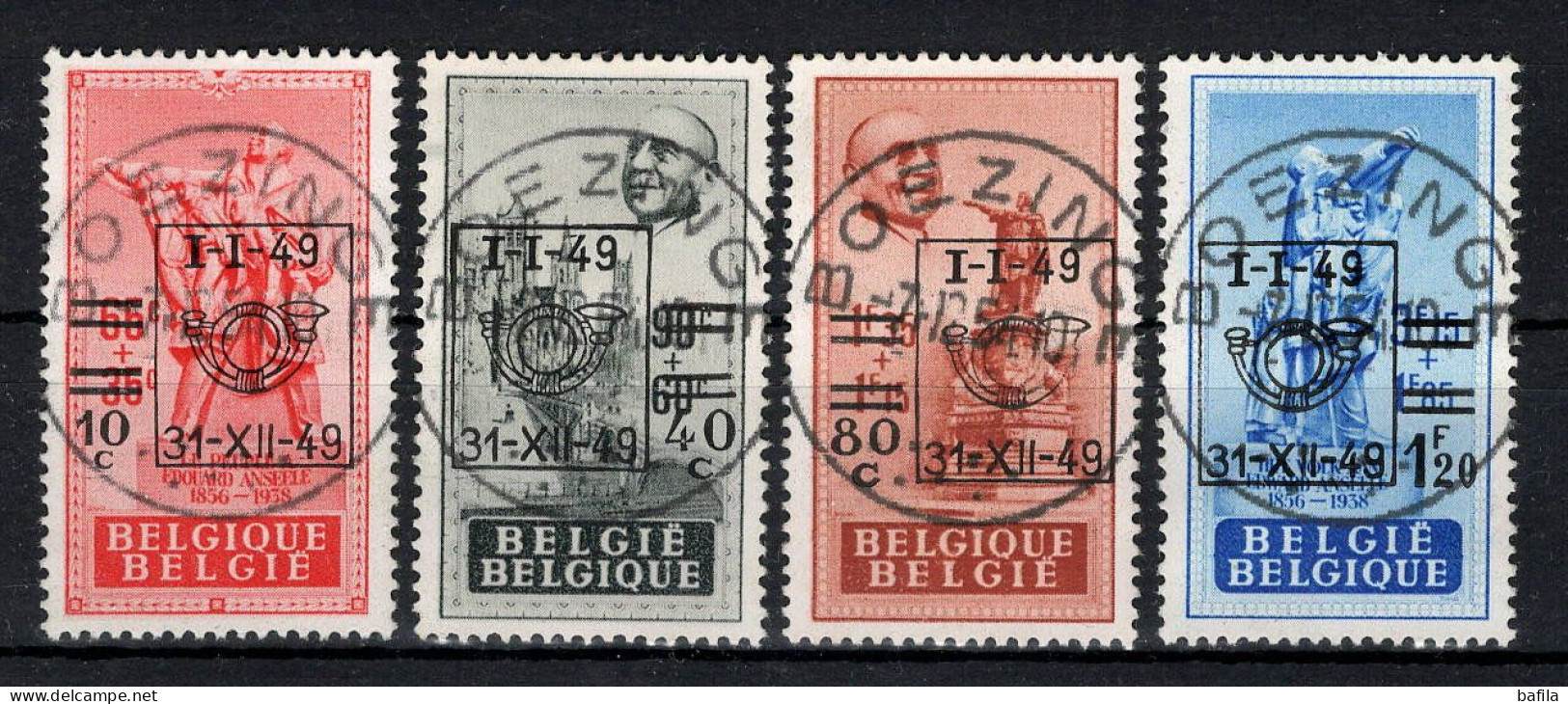 BELGIE: COB 803/806 GESTEMPELD. - Used Stamps