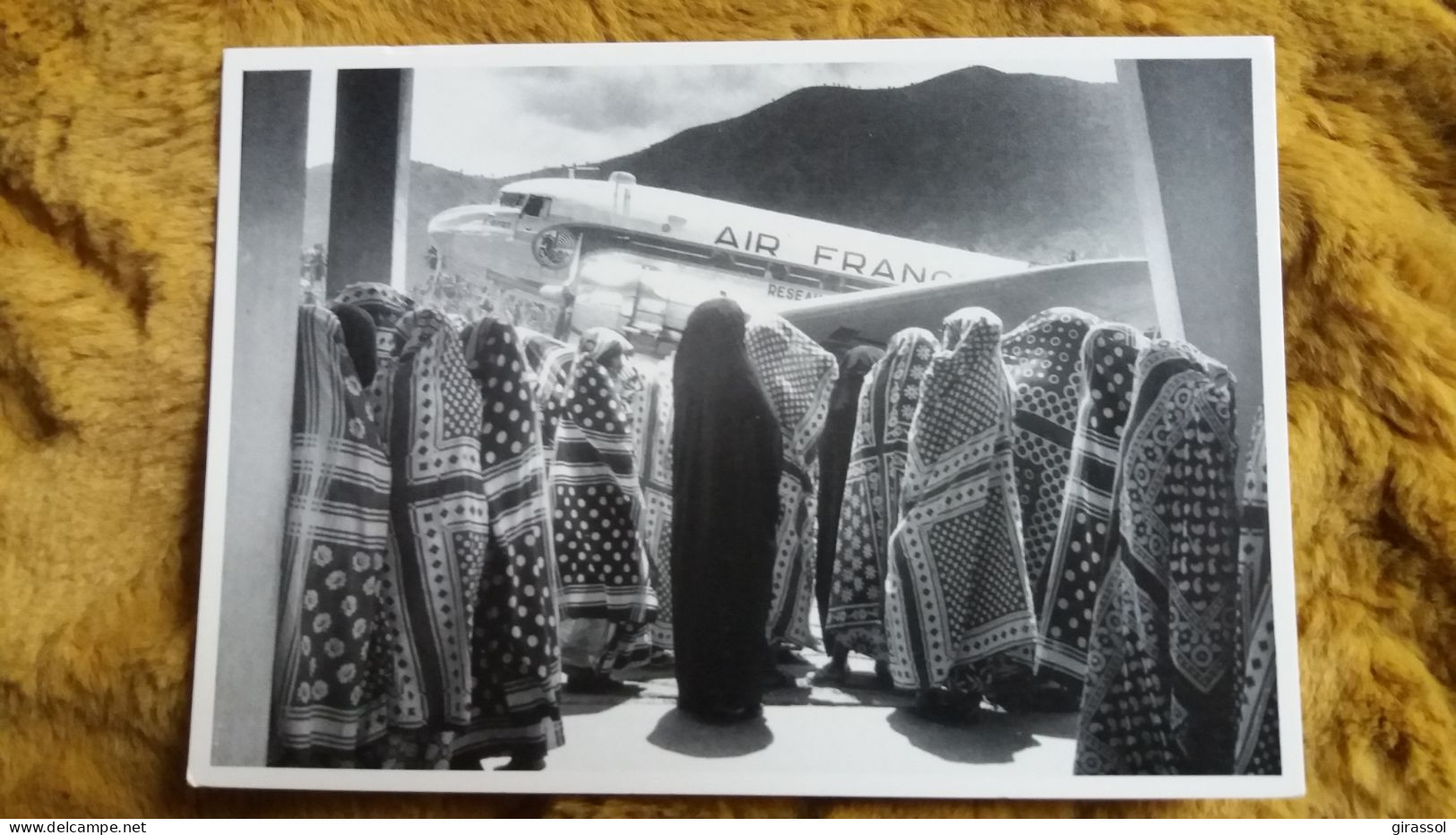 CPM AVION AIR FRANCE RETROSPECTIVE 9 ESCALE A ANJOUAN COMORES ED NAVILIAT PHOTO ROBILLARD - 1946-....: Era Moderna