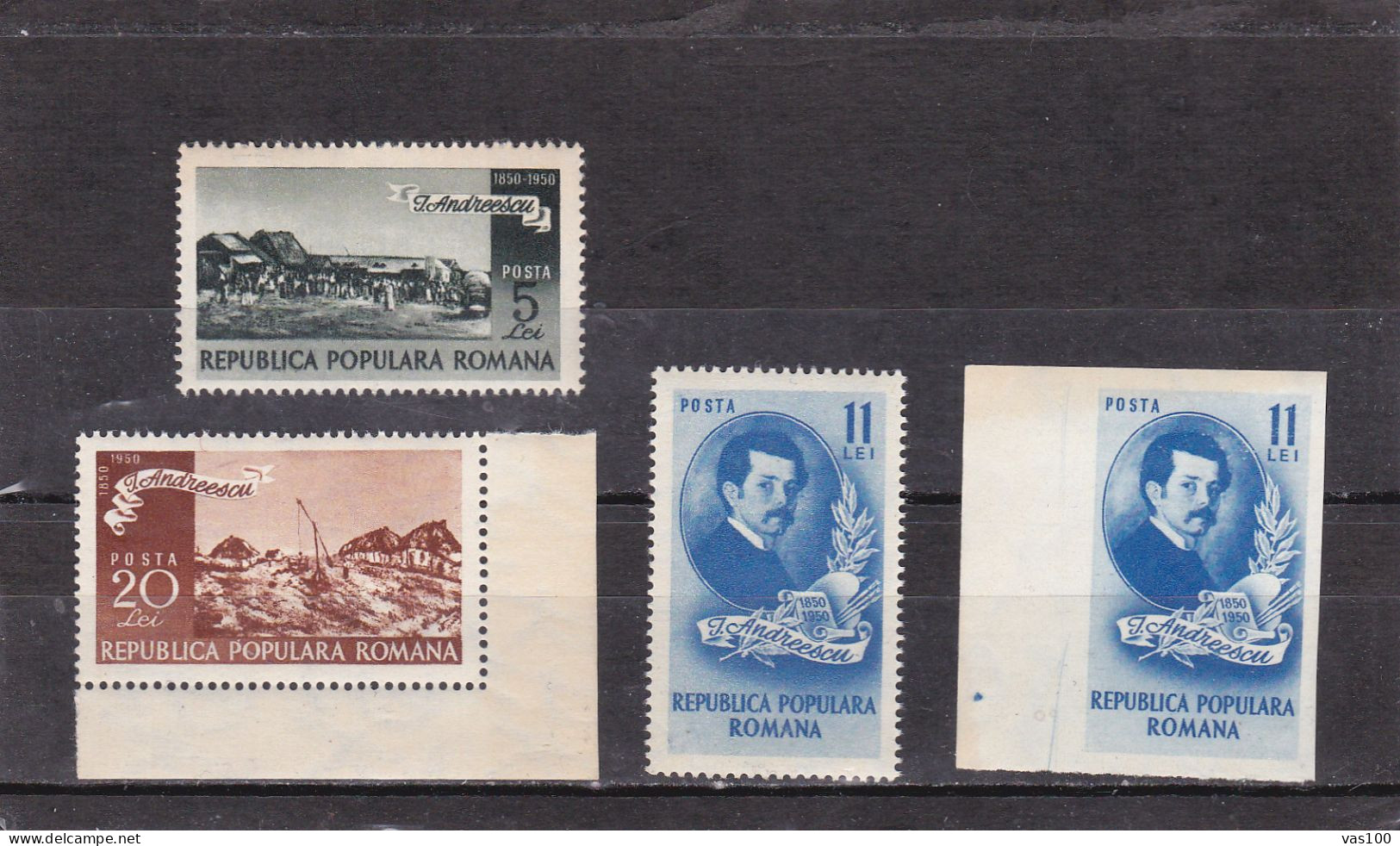 ION ANDREESCU, 1950 MI.Nr.1201/04,MNH ROMANIA - Unused Stamps