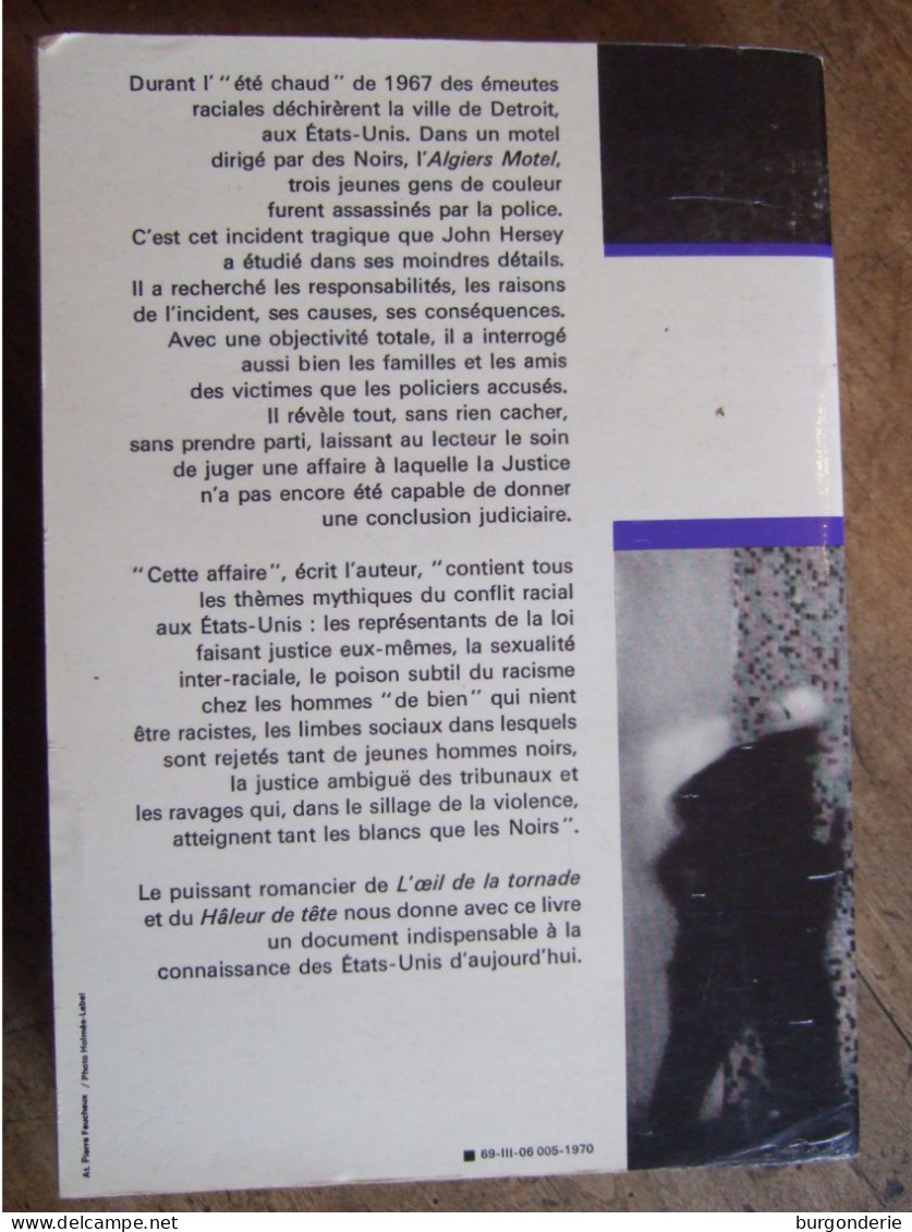 ASSASSINES PAR LA POLICE / JOHN HERSEY / STOCK  / 1969 - Sociologie