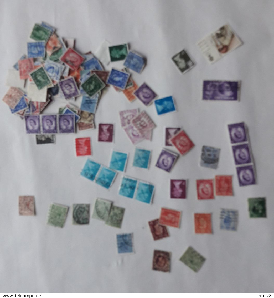 Lot de timbres oblitérés : France, Europe, monde (nombreux doubles) voir les 33 photos et le descriptif