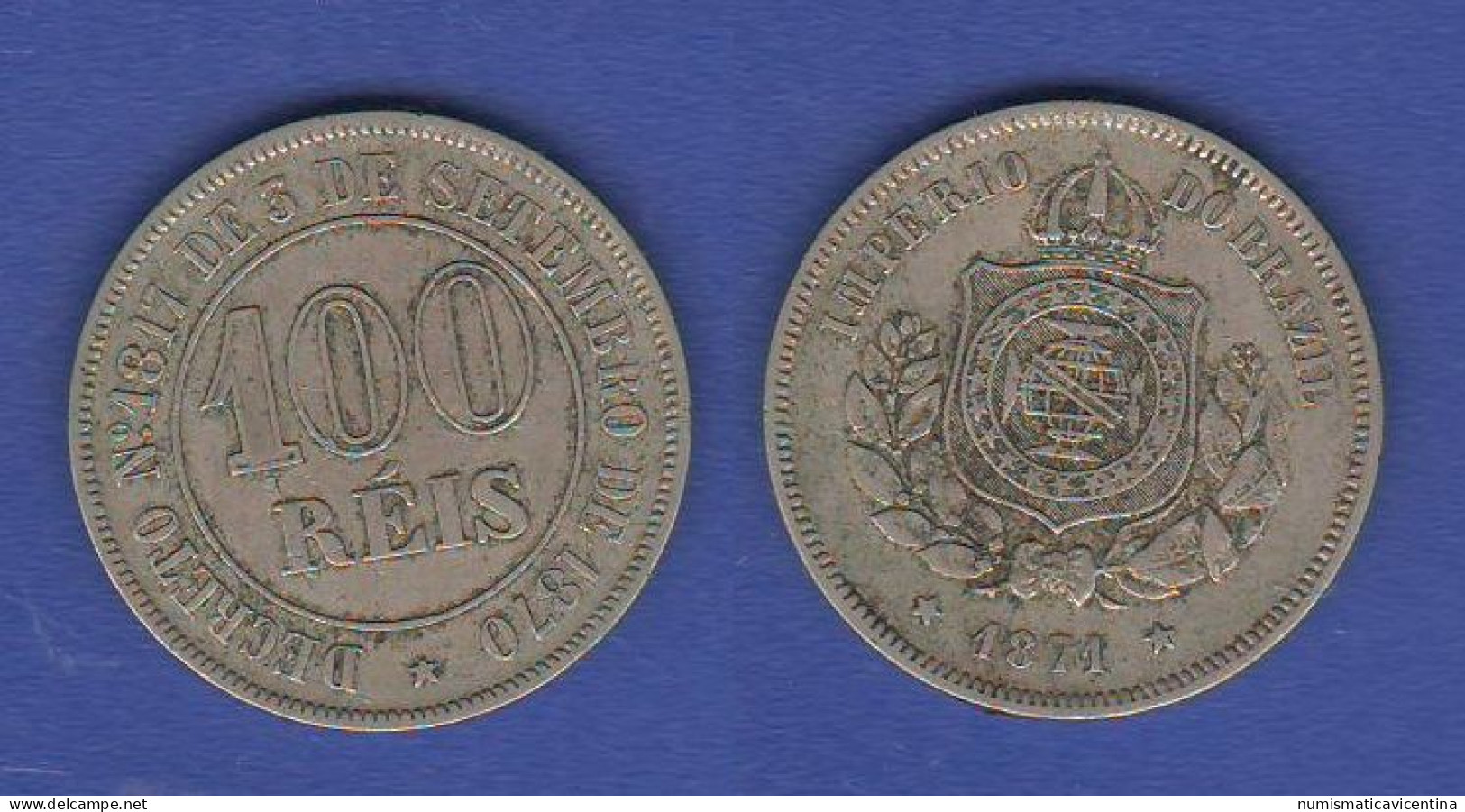 Brasil 200 Reis 1871 Brasile Brazil - Brasilien