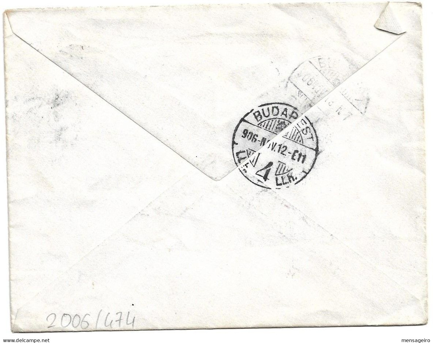 (C04) - UPRATED 5 M. STATIONERY WITH 5M. STAMP ALEXANDRIA / C => HUNGARY 1906 - 1866-1914 Khedivaat Egypte