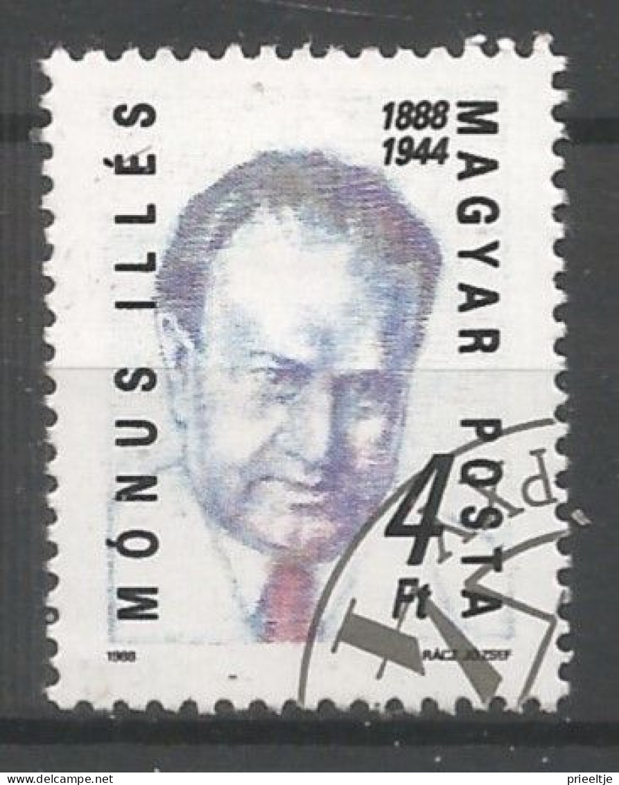 Hungary 1988 Illes Monus Centenary Y.T. 3156 (0) - Usati