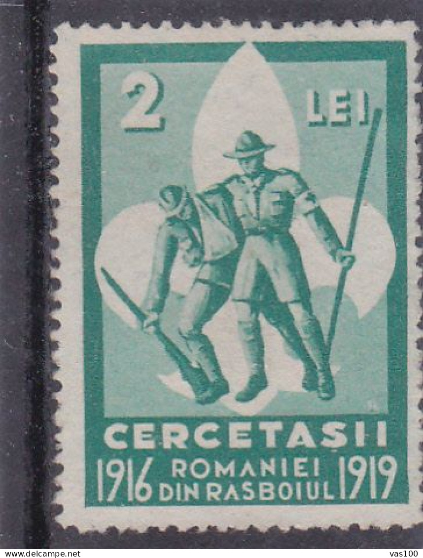 SCOUT  1919,MNH ROMANIA - Unused Stamps