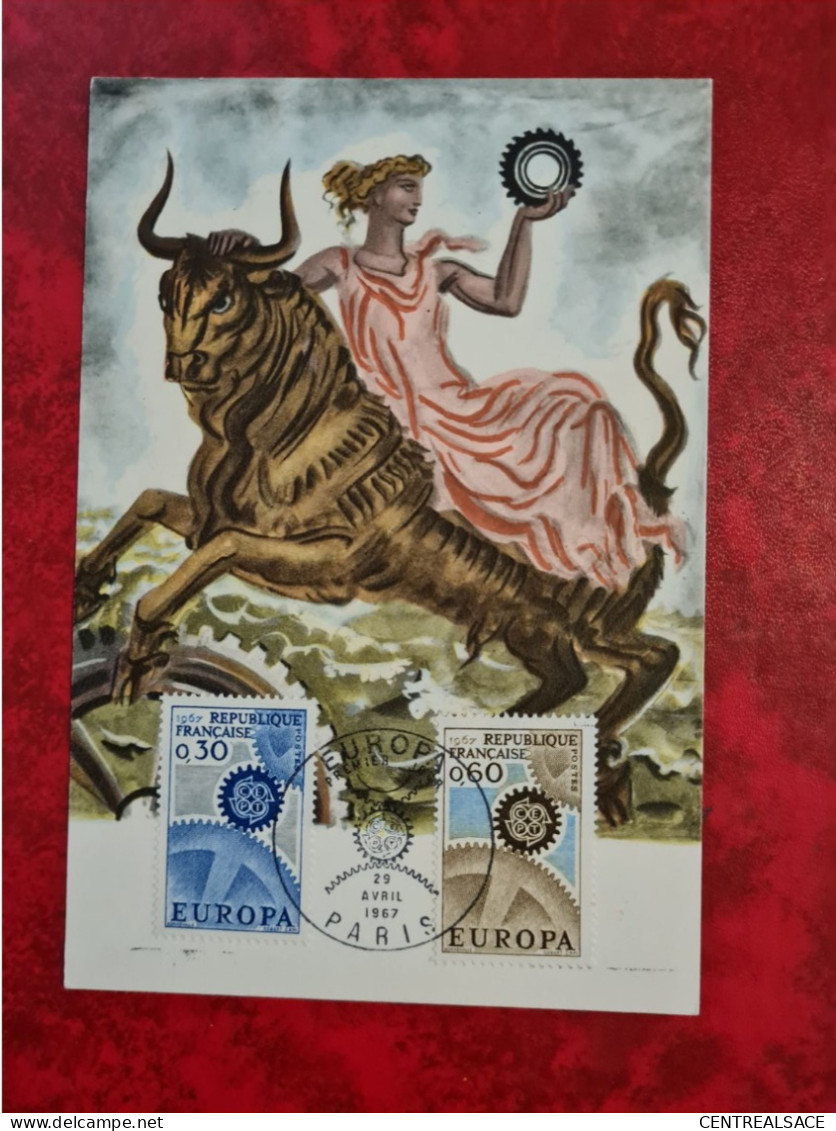 FDC 1967 MAXI   PARIS EUROPA - Sin Clasificación