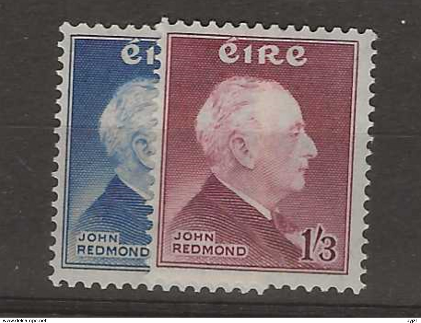 1956 MNH Ireland Mi 128-29 Postfris** - Unused Stamps