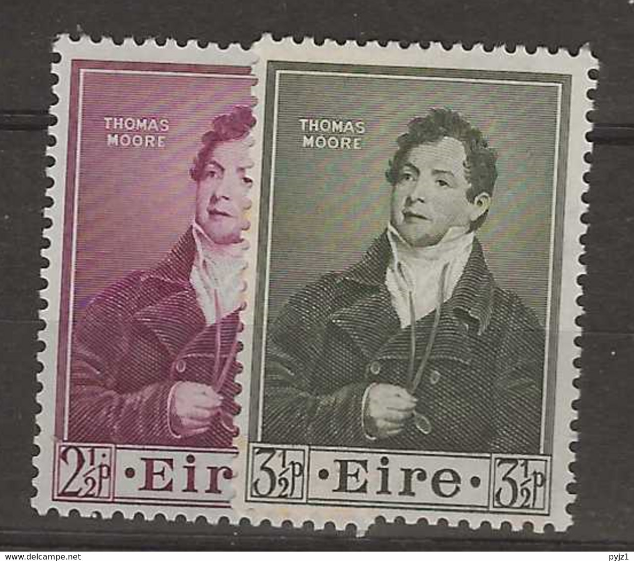 1952 MNH Ireland Mi 114-15 Postfris** - Unused Stamps