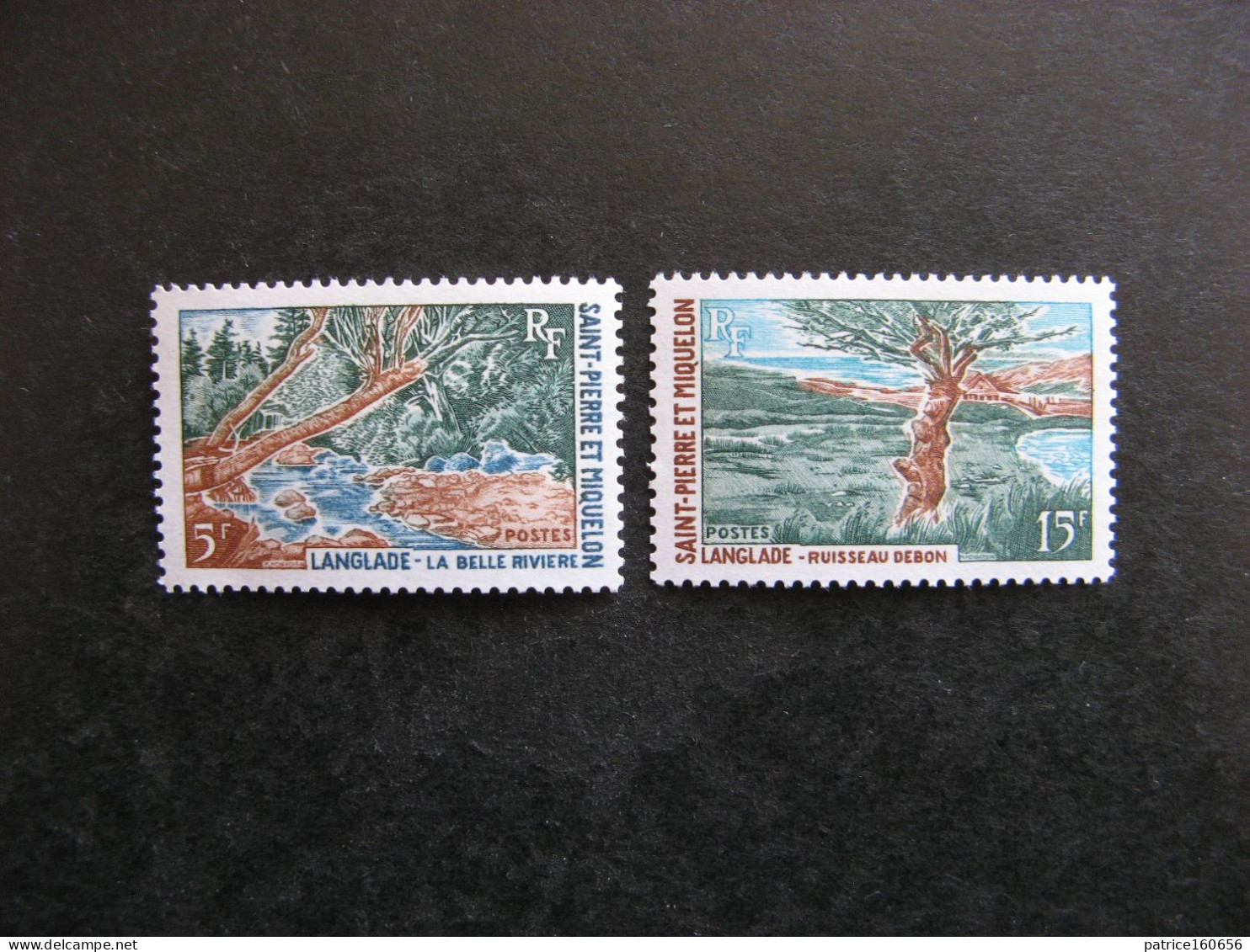 Saint Pierre Et Miquelon: TB Paire N° 385 Et N° 386, Neufs XX. - Unused Stamps