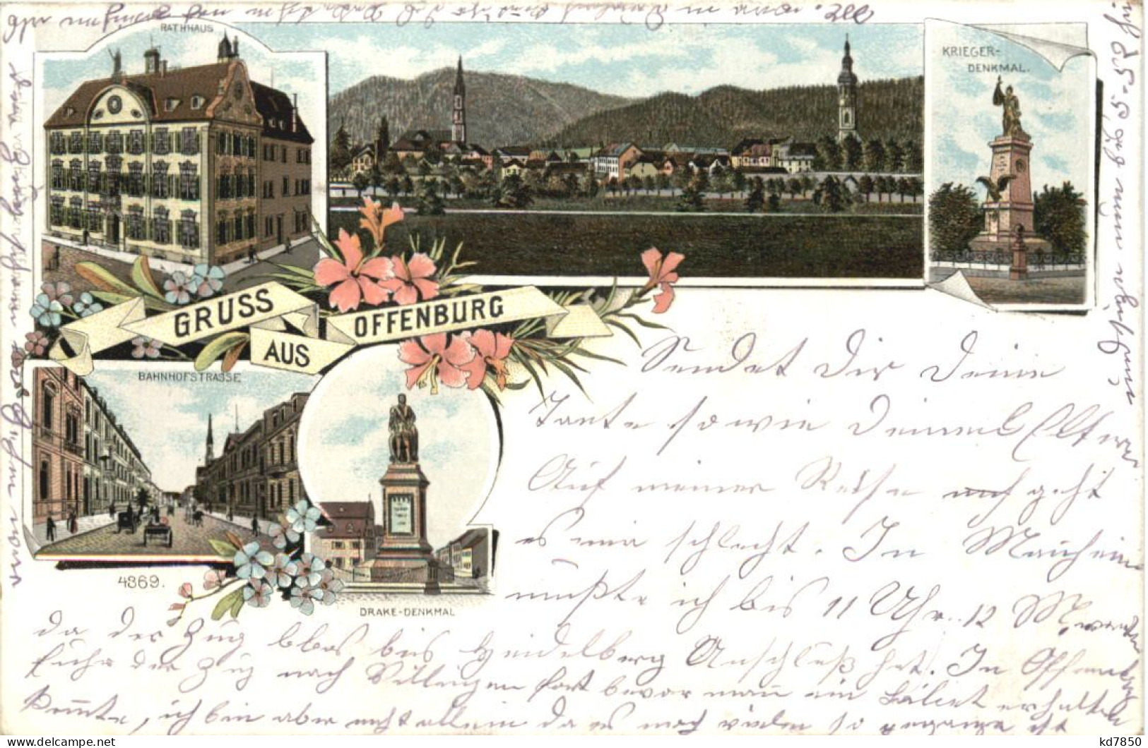 Gruss Aus Offenburg - Litho - Offenburg