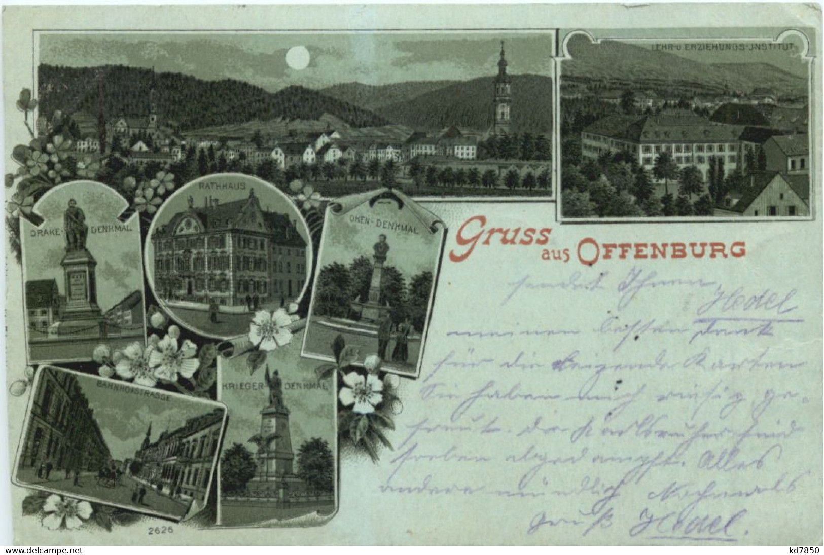 Gruss Aus Offenburg - Litho - Offenburg