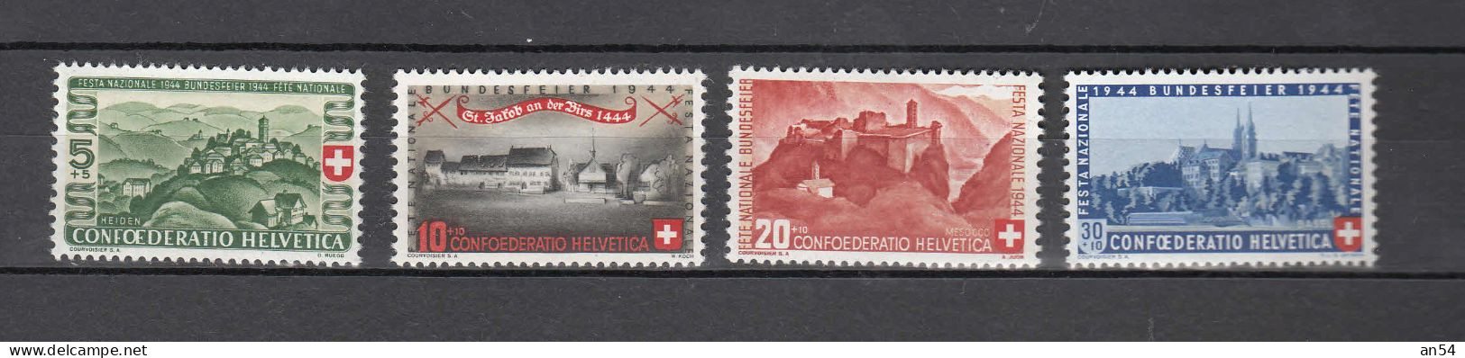 1944  PP  N° B22 à B25    NEUFS**   COTE 15.00   CATALOGUE   SBK - Nuovi