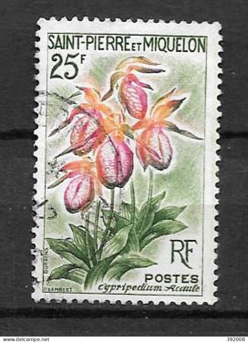1962 - N° 362 - Fleurs - 2 - Usados