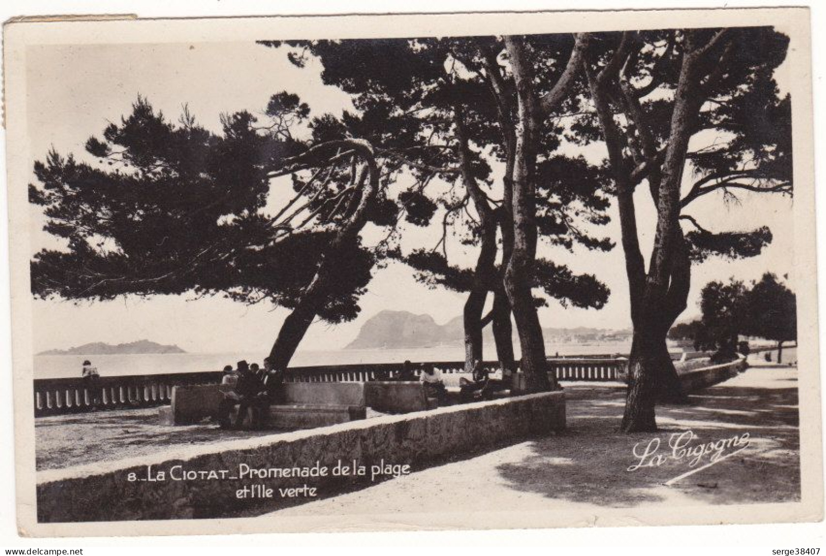 La Ciotat - 1947 - Promenade De La Plage  # 3-19/25 - La Ciotat