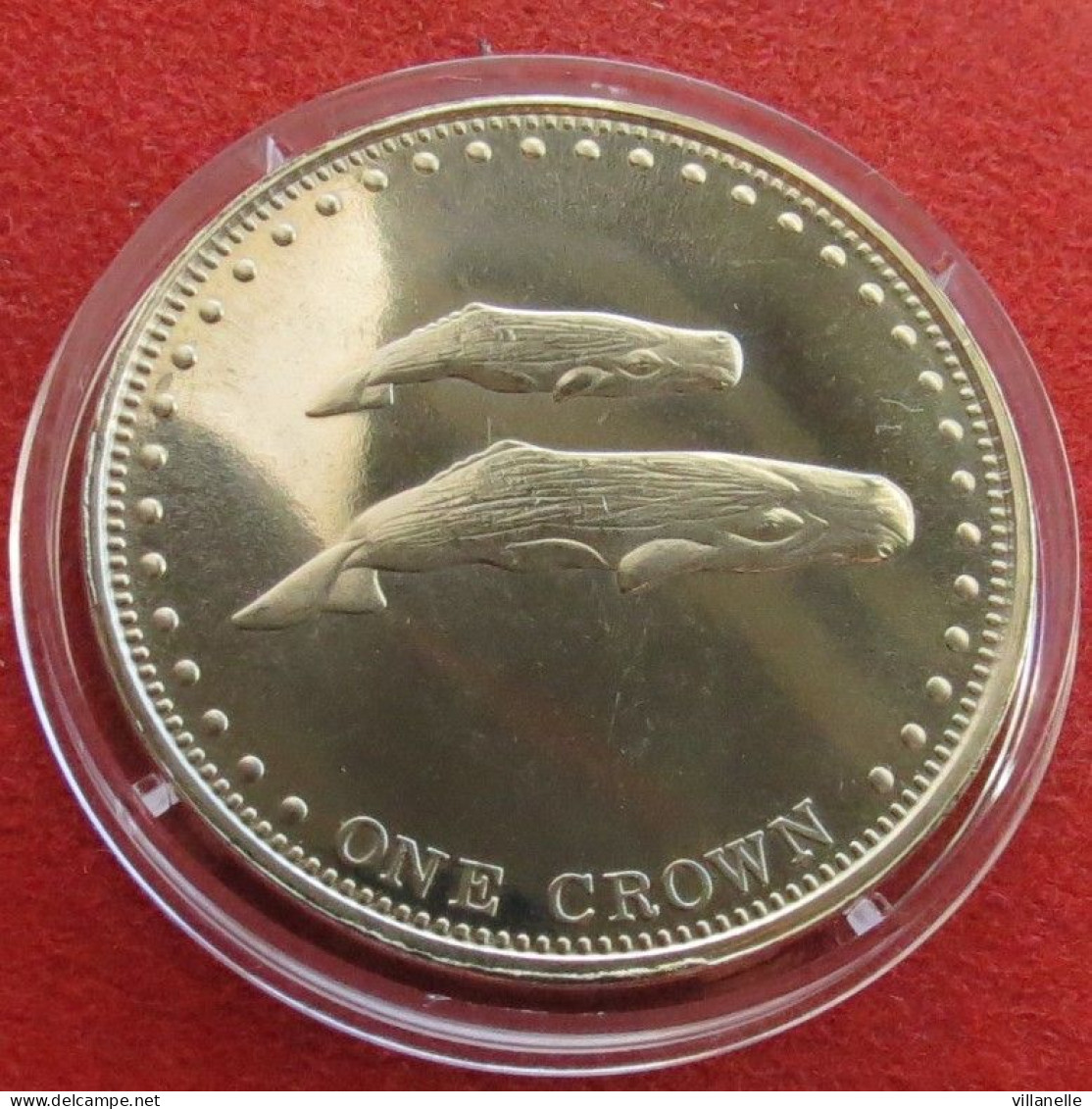 Tristan Da Cunha 1 Crown 2008 Whales UNC ºº - Andere - Afrika