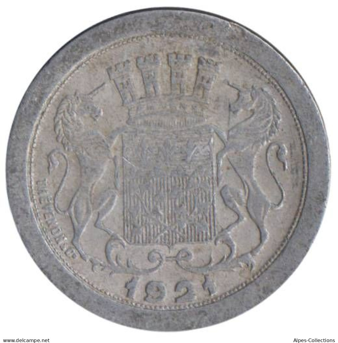 AMIENS - 01.03 - Monnaie De Nécessité - 5 Centimes 1921 - Monedas / De Necesidad