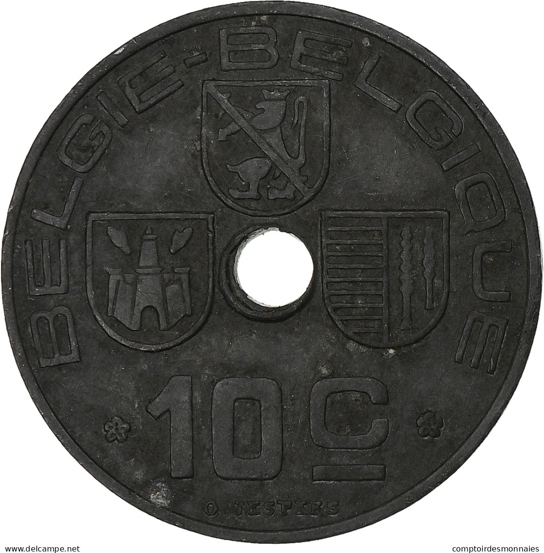 Belgique, 10 Centimes, 1945 - 10 Cents