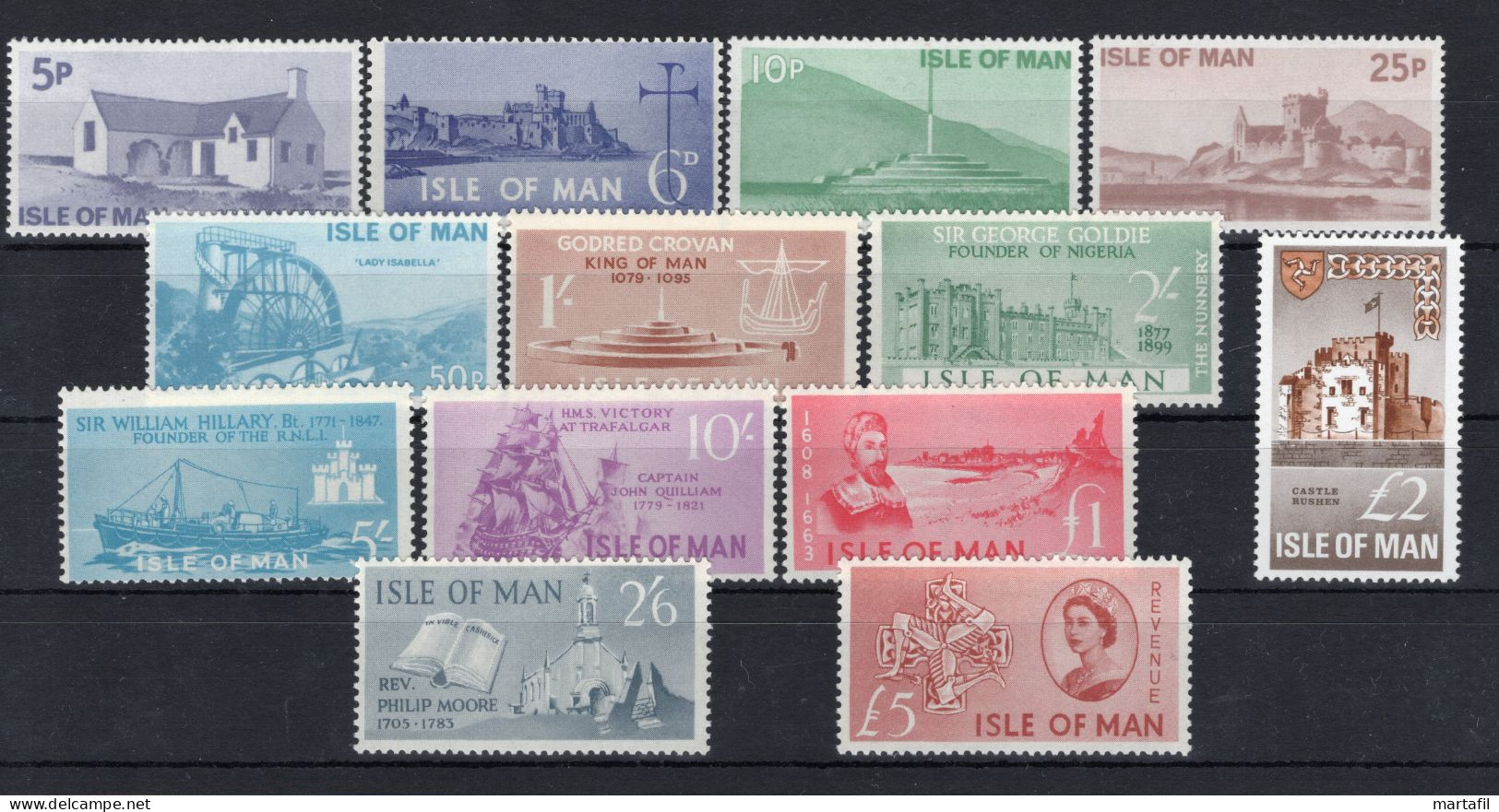 Isle Of Man, Revenue Stamps, MNH ** - Man (Insel)