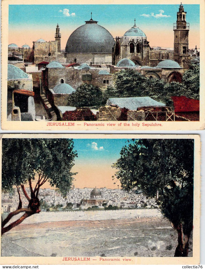 CPA ASIE PALESTINE LOT DE 6 CPA JERUSALEM - Palästina