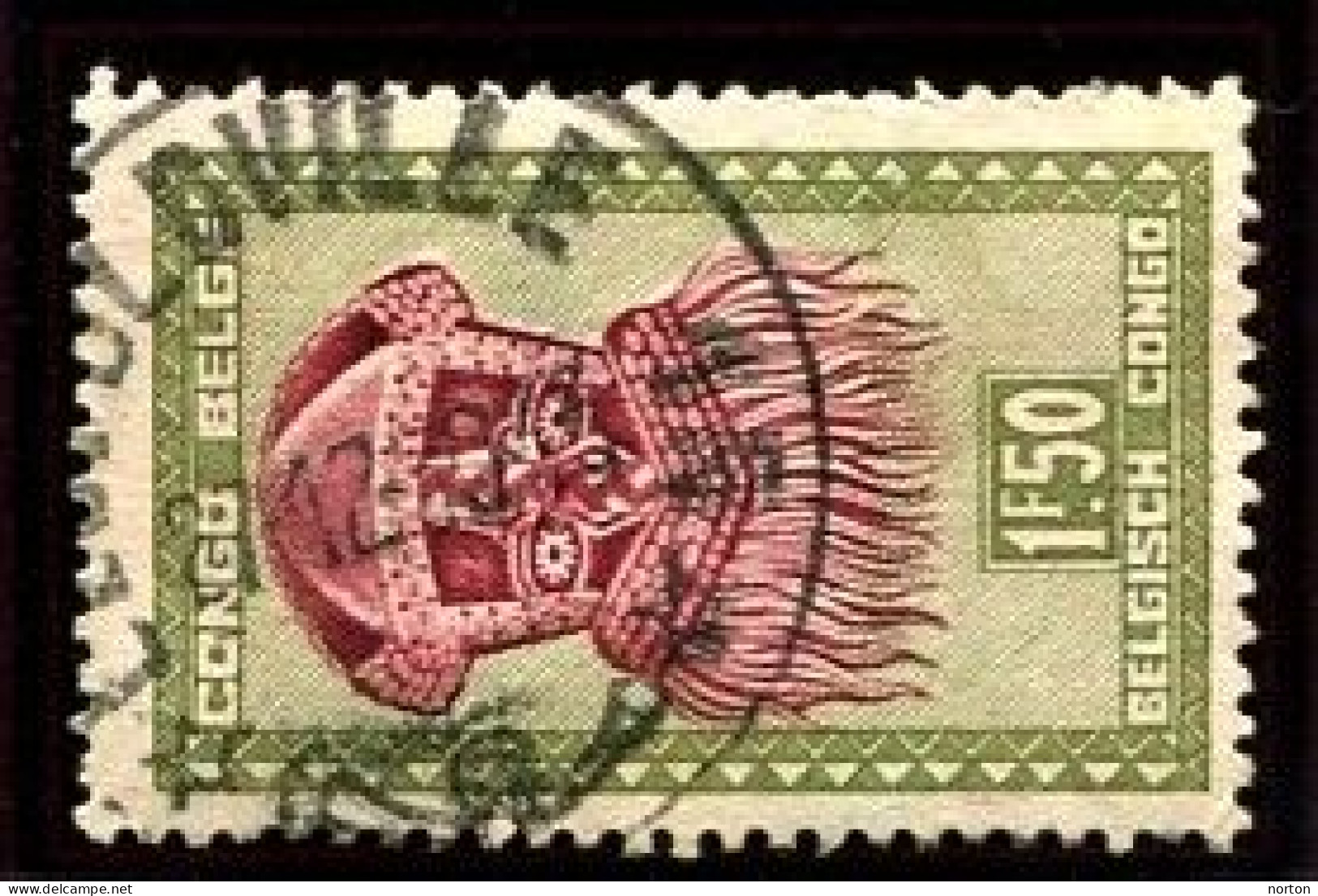 Congo Léopoldville 1 Oblit. Keach 10(G) Sur C.O.B. 286A Le 27/12/1950 - Used Stamps