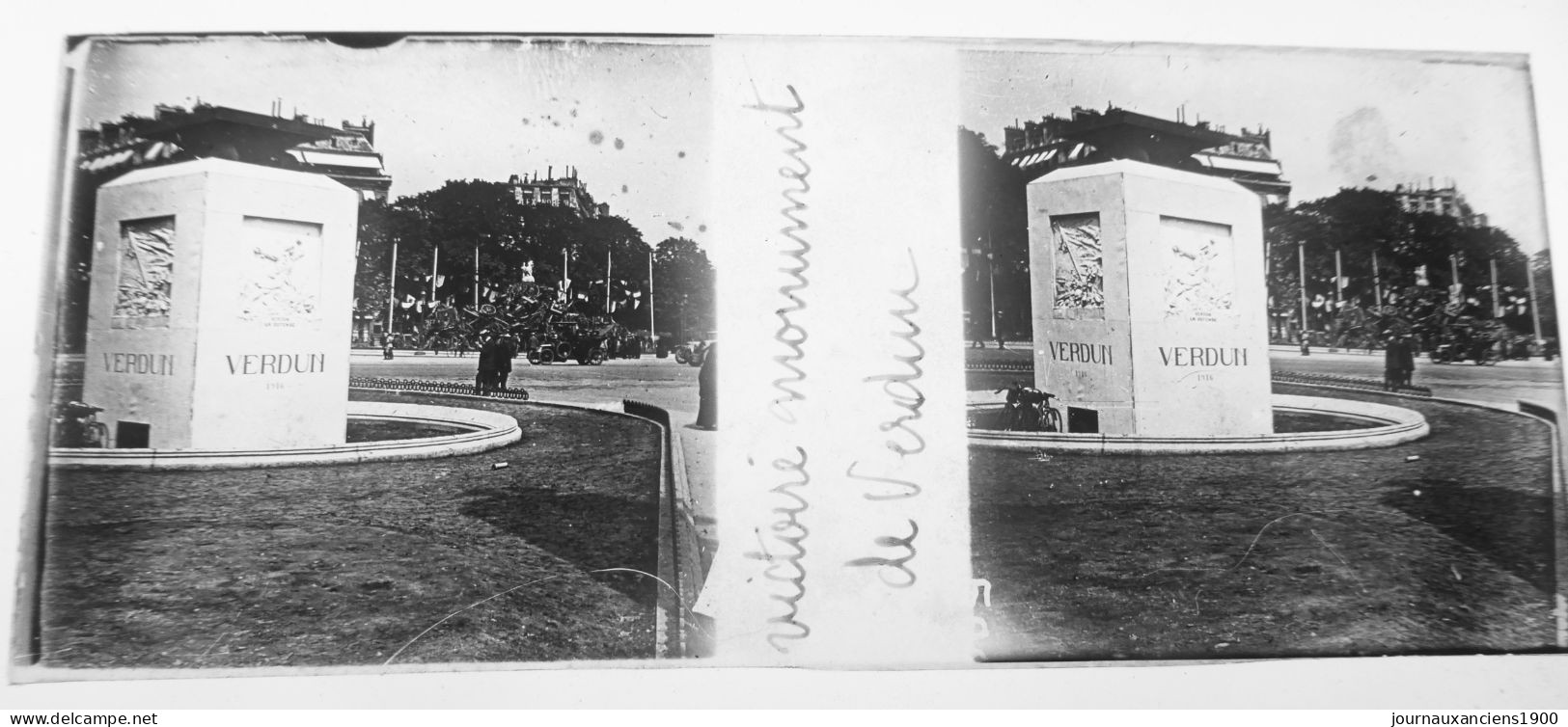 1914 1918   VERDUN 8  PHOTO STEREOSCOPIQUE ORIGINALES