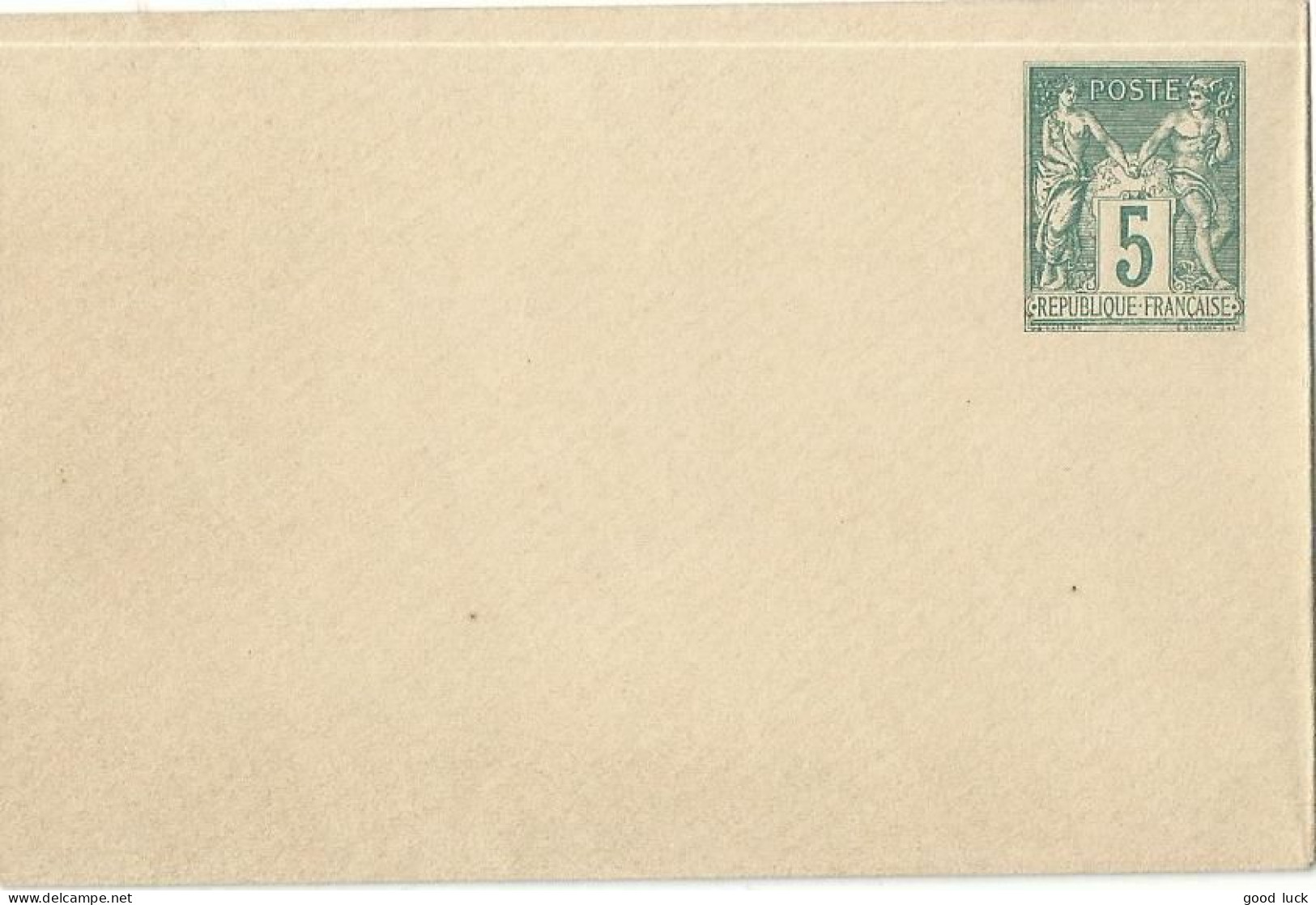 FRANCE ENVELOPPE SAGE 5c  DE 1895 LETTRE COVER - Enveloppes Types Et TSC (avant 1995)