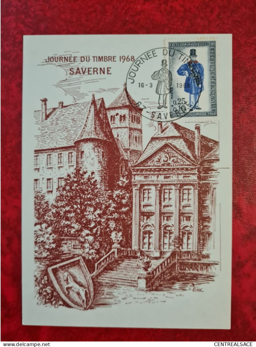 FDC 1967 MAXI   SAVERNE  JOURNEE DU TIMBRE - Unclassified
