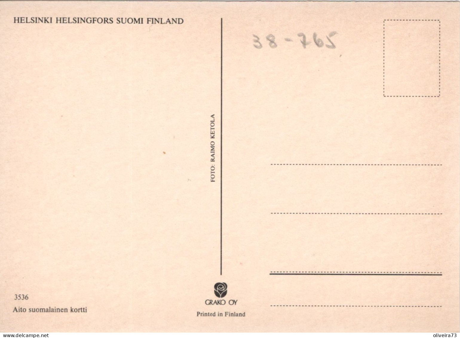 HELSINKI - HELSINGFORS SUOMI - Finlandia