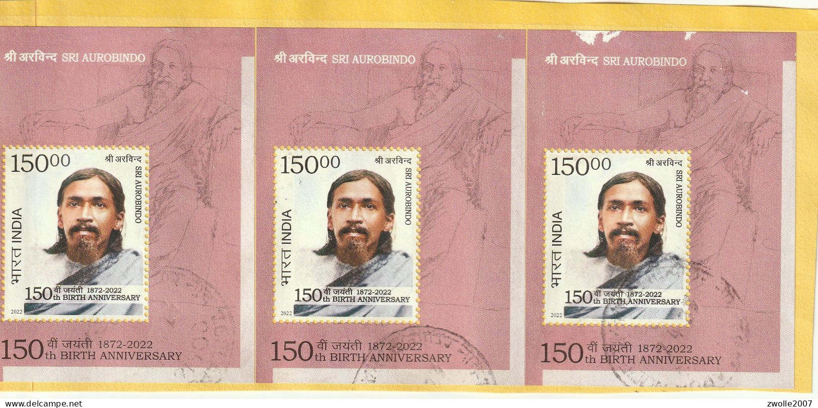 India 2023 X MS / Blok Sri Aurobindo  150 Years Birth Anniversary - Gebraucht