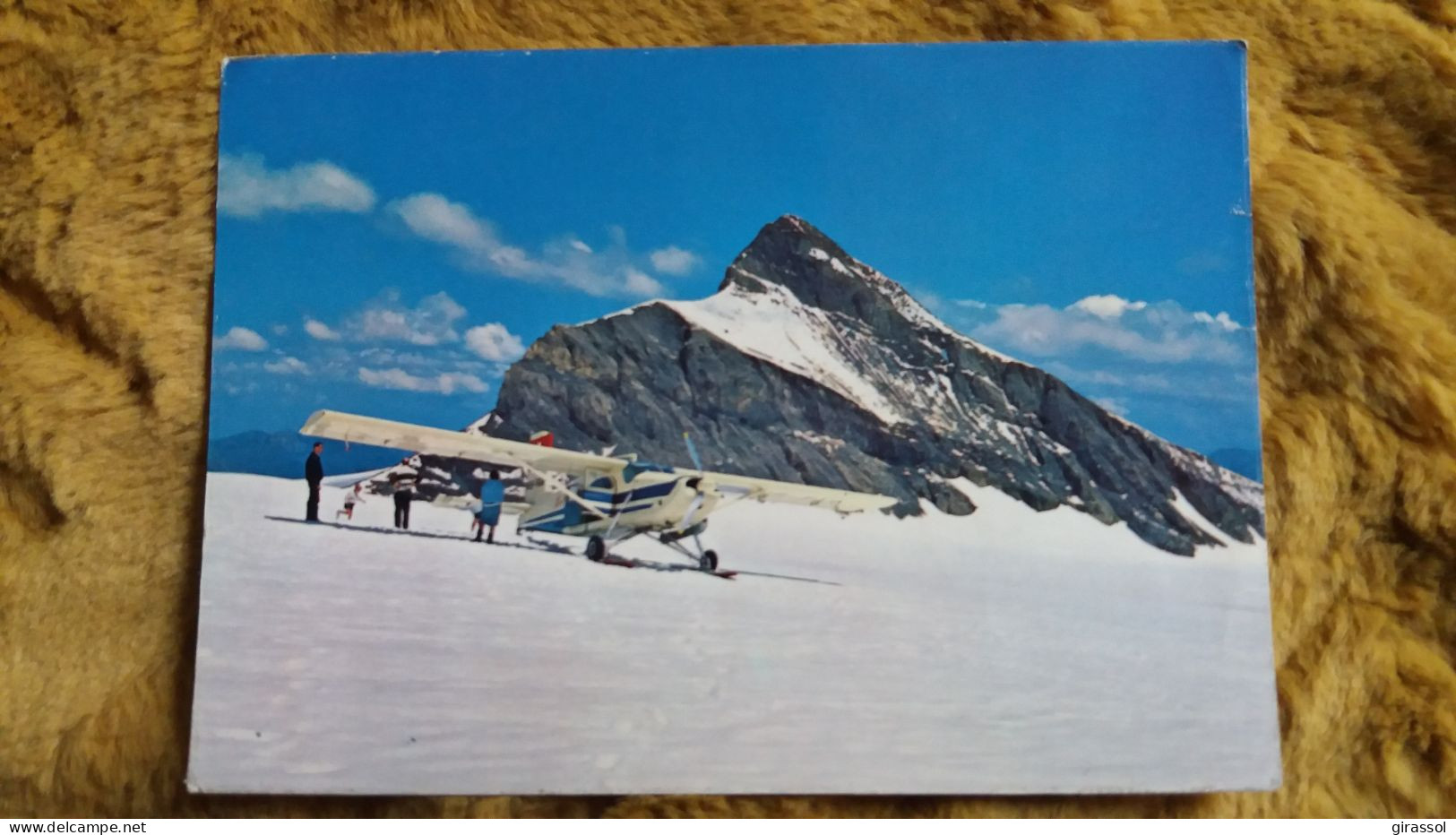 CPSM AVION GLACIER DES DIABLERETS ET OLDENHORN BECCA D AUDON 3126 M ED PERROCHET SUISSE 1965 - 1946-....: Era Moderna