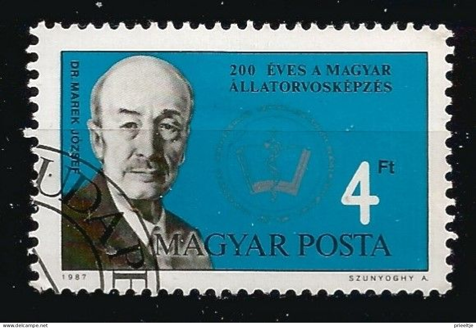 Hungary 1987 Dr J. Marek  Y.T. 3109 (0) - Used Stamps